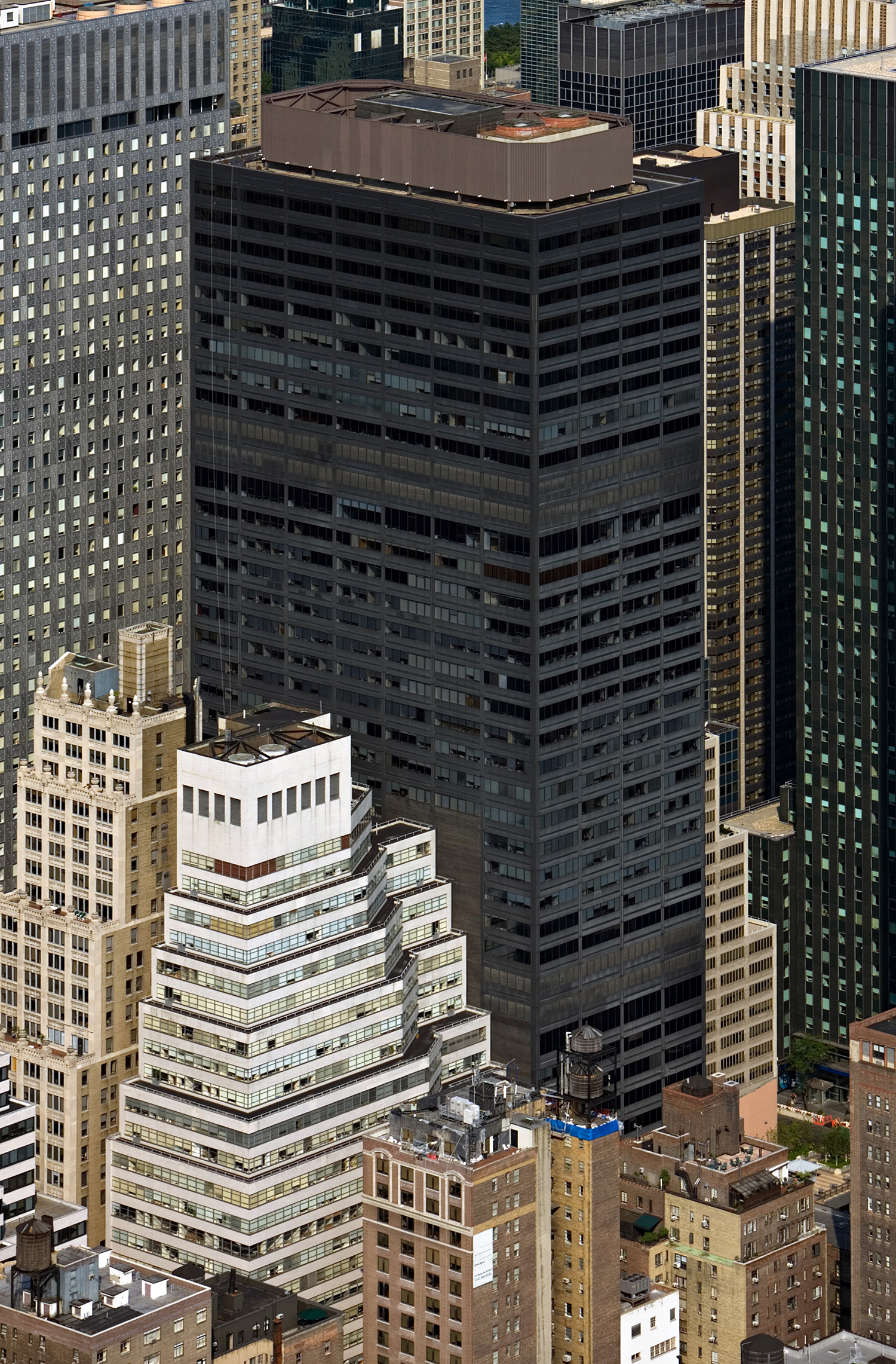 Grand Central Plaza, New York City - View from Empire State Building. © Mathias Beinling